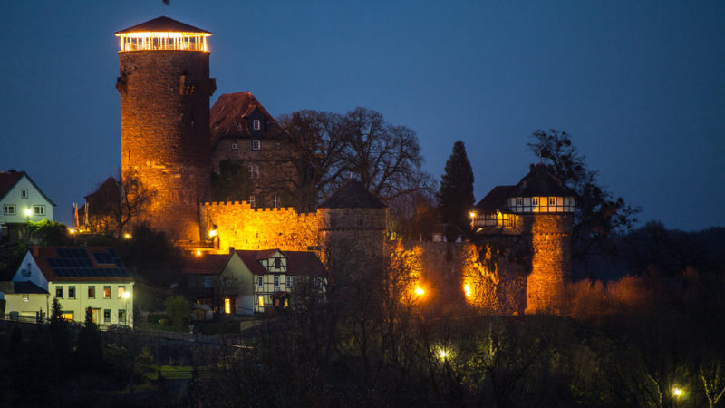 Burg-Trendelburg-nacht